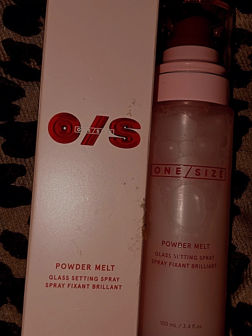 One/Size Powder Melt Glass Setting Spray - Pink